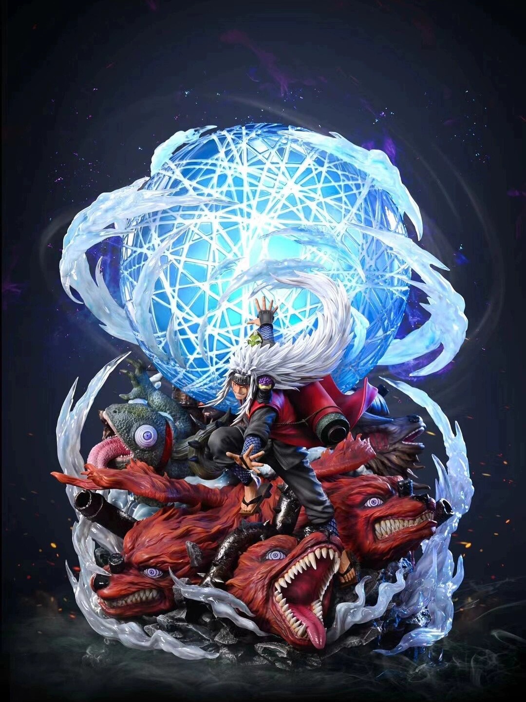 火影忍者超大宇智波佐助鸣人柱间斑爷手办盲盒模型摆件...